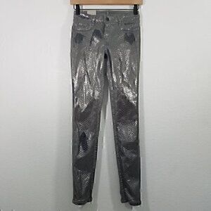 Bleulab Reversible Silver Animal‎ Legging Jeans 24